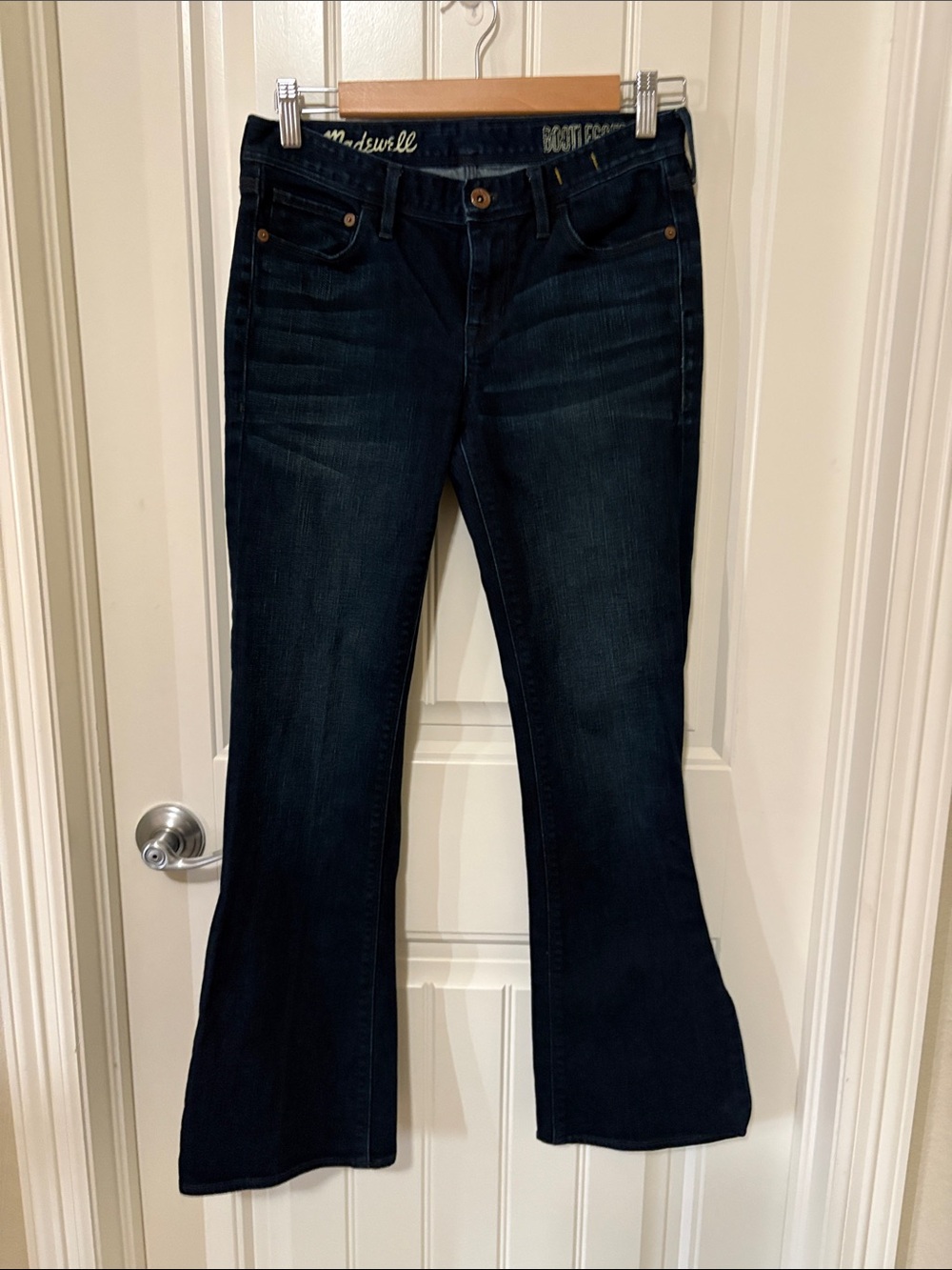 Madewell‎ Dark Indigo Bootlegger Bootcut Jeans
